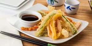 Fritura en tempura